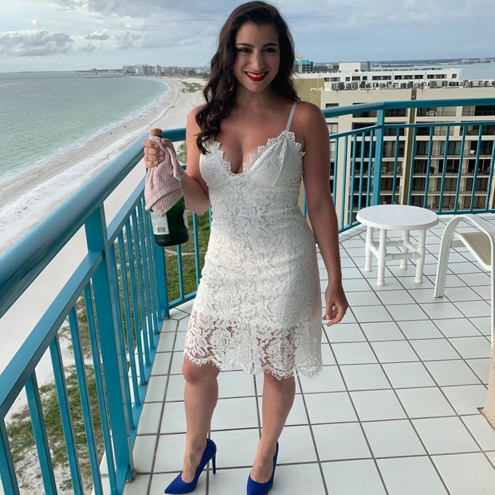 White Lace Dress